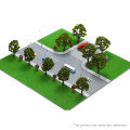 10 Pcs Model Trees Architectural Model Railroad Layout Garden Landscape Scenery Miniatures Model Supplies Building Kits Toys
