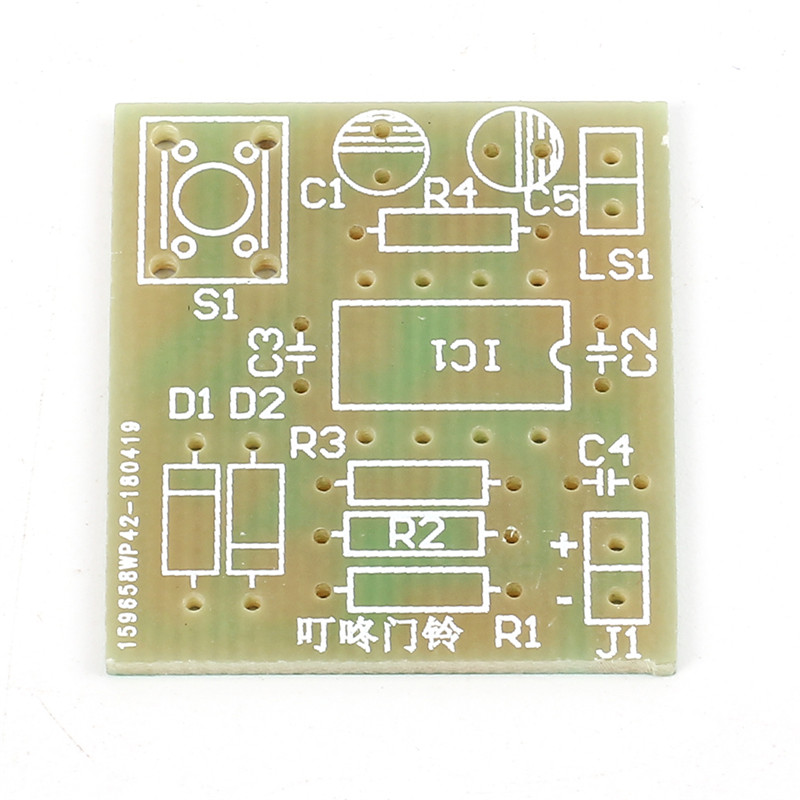 DIY Kit Electronic Doorbell Package NE555 Precise Electronic Production Transformer Sound Circuit Processing Board