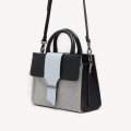Multi-layer woven style handbag
