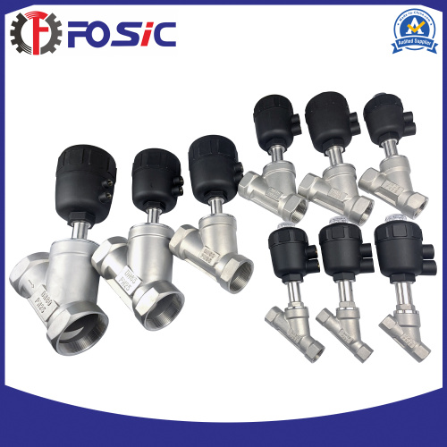 Stainless Steel 304 Thread Pneumatic Angle Seat Valve Wholesale,Supply Various Stainless Steel 304 Thread Pneumatic Angle Seat Valve of High Quality