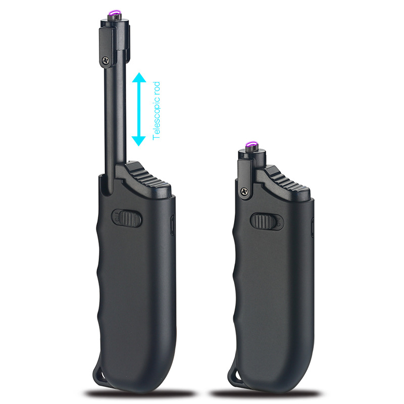 Stretch Plasma Arc Cigarette Lighter Windproof USB Electronic Kitchen Lighters Outdoor Electric Pulsed Lighter Gadgets for Men