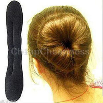 1x Hair Styling Magic Sponge Clip Foam Bun Curler Hairstyle Twist Maker Tool Accessories