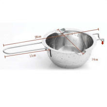 304 Stainless Steel Chocolate Butter Milt Melt Ting Bowl Long Grip Handle DIY Pastry Cooking Dessert Baking Pastry Kitchen Tool