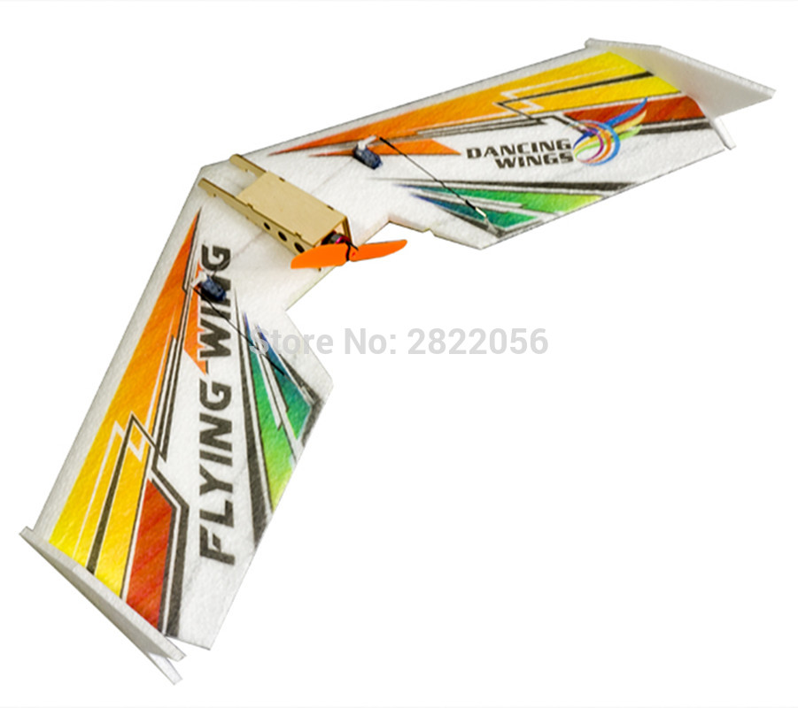 Free shipping RC Plane EPP fixed-wing electric DW HOBBY Mini Rainbow EPP 600mm Wingspan FPV Flying Wing RC Airplane Kit