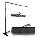 11ft*8.8 ft Professional Step and Repeat Backdrop Banner Stand Large Heavy Duty Telescopic, Trade Show Photo Booth Background