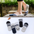 Cotton women low ankle boat socks invisible silicon gel slipper girl boy hosiery 1pair=2pcs ws157