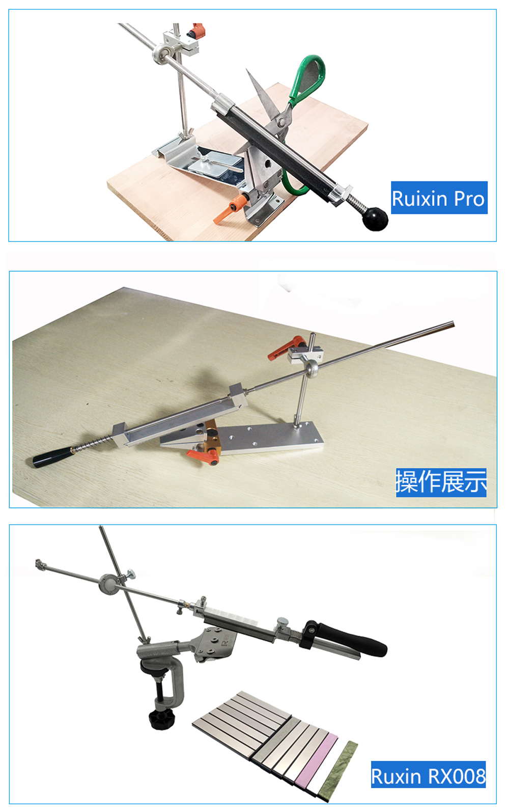 80-3000# Diamond whetstone for Ruixin pro RX008 knife sharpener 3000 6000 8000 10000 Oil stone, water stone for KME sharpener