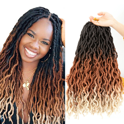 Synthetic Ombre Gypsy Wavy Locs Freetress Faux Locs Supplier, Supply Various Synthetic Ombre Gypsy Wavy Locs Freetress Faux Locs of High Quality