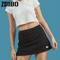 Summer High Waist Skirt Women Sexy Split Striped Cycling Running Femme Biker Mujer pantalones clothing size vintage clothes