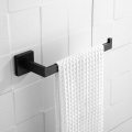 304 Stainless Steel Matte Black Bath Hardware Sets Towel Bar Robe Hook Soap Dish Toilet Brush Paper Holder Bathroom Accessories