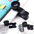 Universal Photography Camera Mobile Phone Accessories Wide Angle Macro Fisheye Lens Camera Kits for iPhone Samsung Smartphone