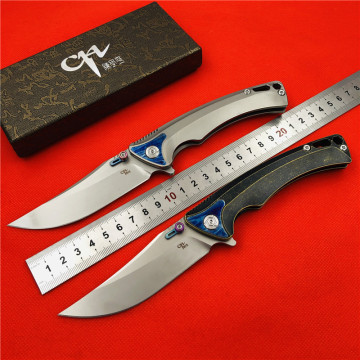 CH CH Original EMPEROR Outdoor Folding Knife S35VN Steel Titanium Alloy Handle Camping Fishing Tool for Survival