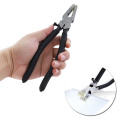 2PCS High Carbon Steel Clamp Clip Flat Nose Pliers for Glass Trimming Hand Tool Adjustable Screw Ceramic Cutting Clip Tools Set