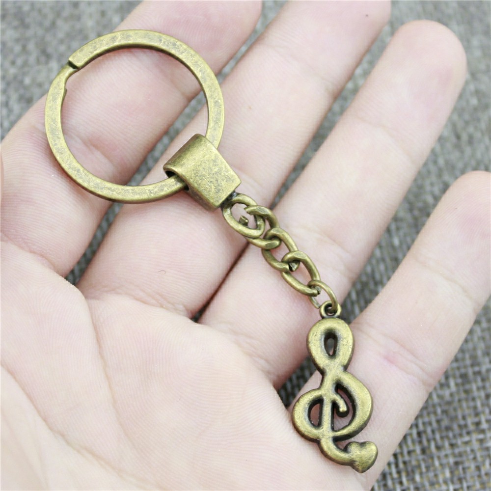 Microphone Guitar Key Chain DIY Handmade Gifts Keychain Musical Instruments Music Charms