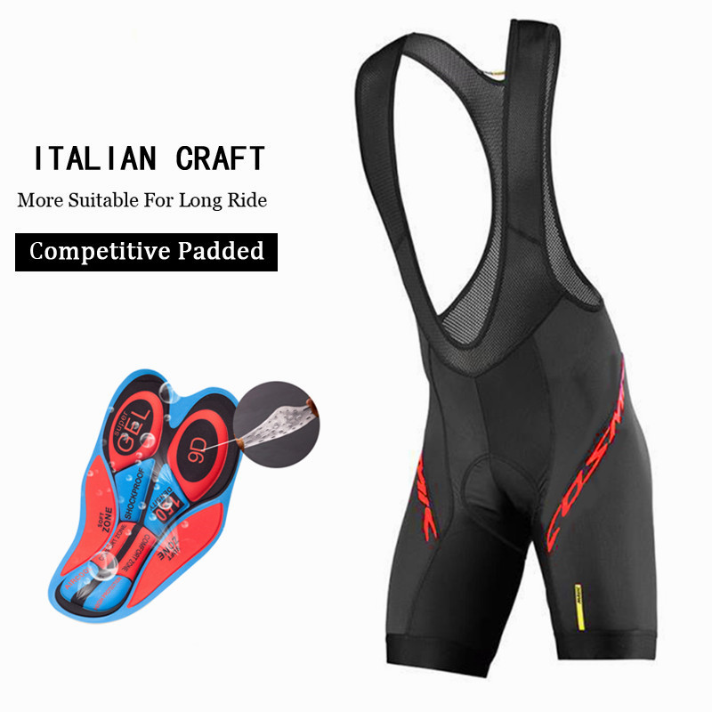 2020 Summer Men/women Team Shorts Cycling Bib Shorts Bike Tights MTB Ropa Ciclismo Moisture Wicking Bicycle Pants 9D Gel Pad