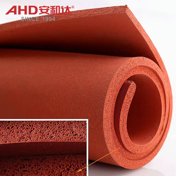 Silicone foam sheet detail