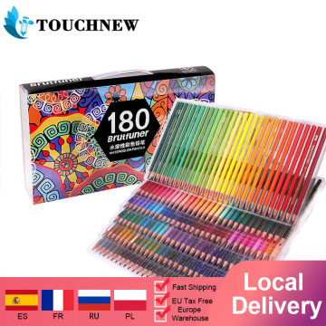 180 Professional Watercolour Pencils, Numbered, Soluble, Unique Watercolour Pencil Pack for Adult Coloring and Artists