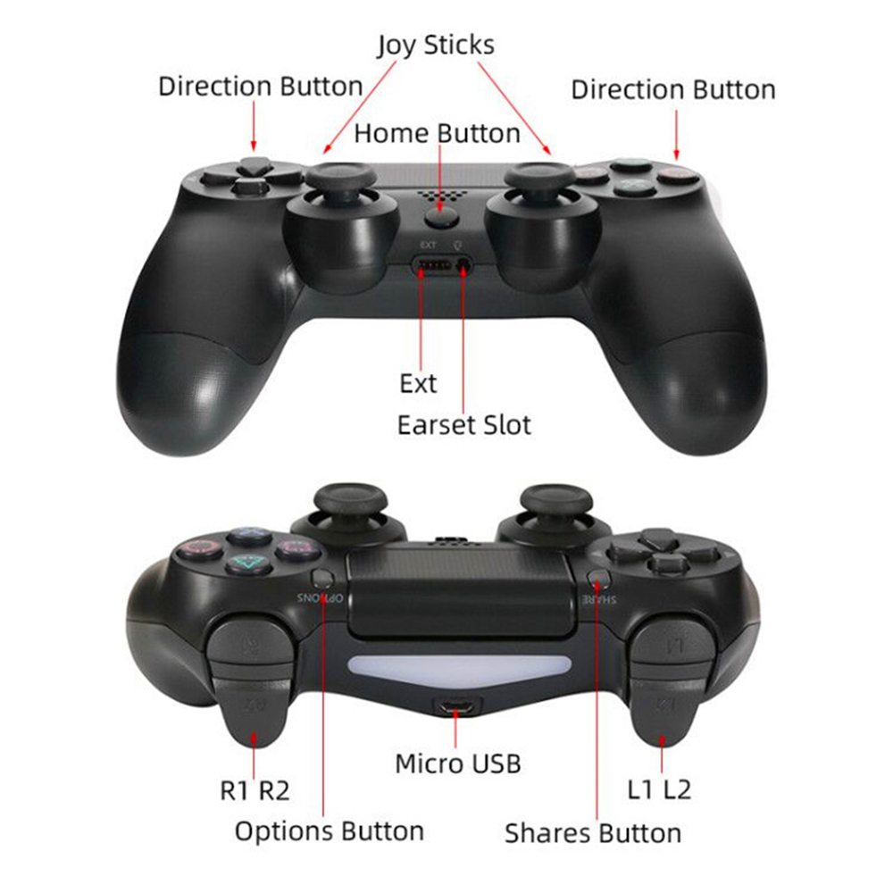 Wireless/Wired Joystick Bluetooth Gamepad For PS4 Controller Remote Control For Playstation 4 For Mando PS3 Controller Joystick