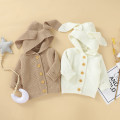 Newborn Infant Sweater Kids Baby Girls Boys Autumn Winter Jacket Keep Warm Coat Wool Knit Outwear Hooded Sweater Fashion Costume