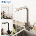 Frap Filter Kitchen Faucet Drinking Water Single Hole Black Hot and cold Pure Water Sinks Deck Mounted Mixer Tap Y40103/-1/-2