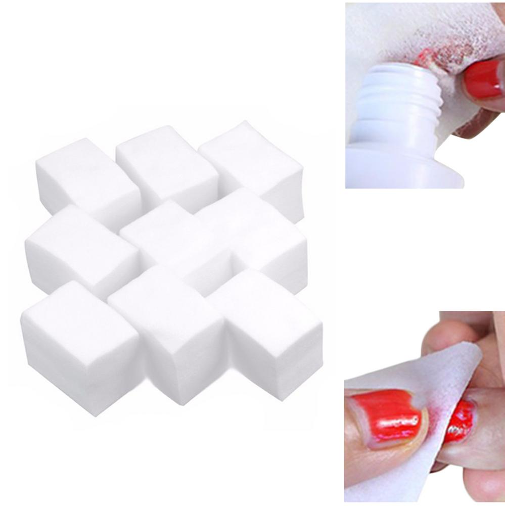 700PCS Lint-Free White Nail Polish Remover Cottons Soft Wipes Cleaner for UV Gel Varnish Manicure Nail Art Tools DIY