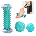 Plantar Fasciitis Foot Massage Roller with Spiky Massage Ball for Hand Leg Back Pain Therapy Deep Tissue Trigger Point Recovery