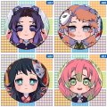 New Anime Ghost Blade Kidney Bean Cosplay Badge Cartoon Collection Backpacks Badges Bags Button Brooch Pins Gift
