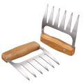 AA New Cut vegetables/meat fixed anti-hand claw:Paws Meat Claws Pork Fork Shred Lift BBQ Kitchen Tool