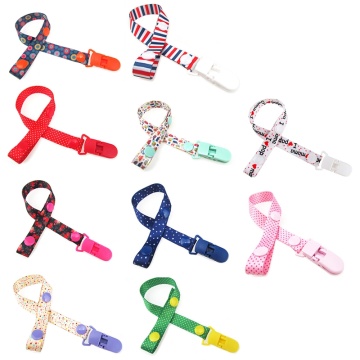 Baby Pacifier Clip Chain Ribbon Holder Soother Pacifier Clips Leash Strap Nipple Holder For Infant Feeding