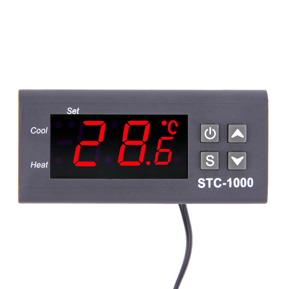 2021 NEW Temperature Controller Thermostat Aquarium STC1000 Incubator Cold Chain Temp Wholesale Laboratories Temperature