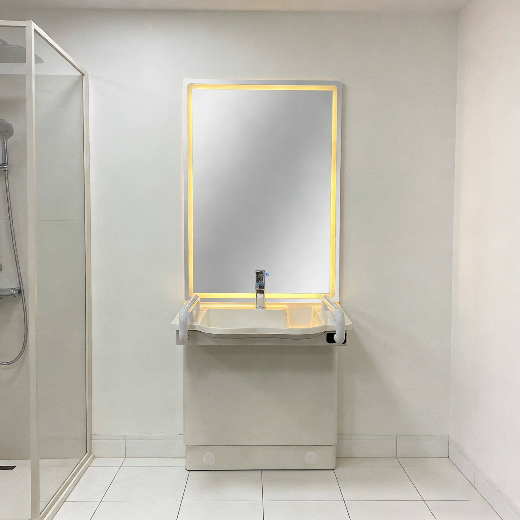 handicap bathroom sinks and cabinets