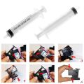 Ink Refill Cartridge Clip+ 2pcs Rubber Pads + Syringe Tool Kit for HP 60/61 802