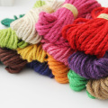 6mm Colorful Hemp Rope For DIY Handwork Craft Supplies Knitting Bouquet Packaging Decoration Kindergarten Arts Materials Cords