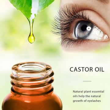 Castor Oil Eyelash Growth Serum Hair Enhancer Reduce Loss Cream for Eyebrow Q81B