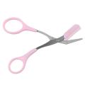 1pc Eyebrow Scissors Eyebrow Trimmer Eyelash small scissor Comb Shaping Grooming Remover Women Makeup Scissor Stainless Steel