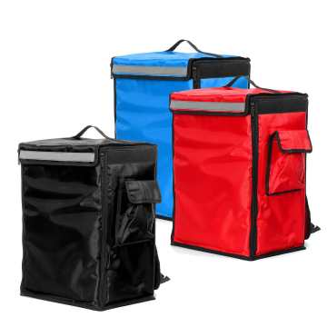 Portable 42L Pizza Food Delivery Bag Thermal Insulated Bag Takeaway Delivery Backpack Folding Insulation Pack Picnic Cooler Bags
