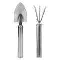 Planting Hoe Stainless Steel Small Garden Shovel Rake Digging Tool Flower Plant Bonsai Gardening Hand Tool Gardening Hand Hoe