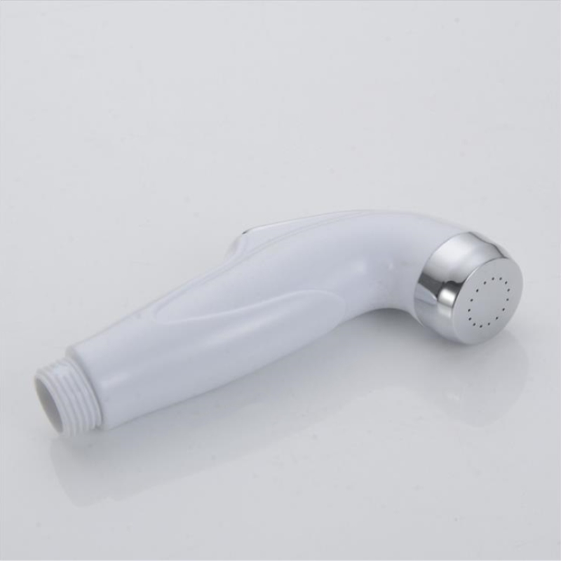 1pc White ABS Handheld Portable Bidet Toilet Nozzle Sprayer Bathroom Bidet Head Nozzle Shattaf