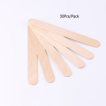 30Pcs Disposable Wooden Waxing Wax Spatulas 6