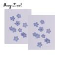 20pcs Artificial Forget-me-not Flowers Simulation Pressed Dried Flowers Embellishments for Art DIY Craft Jewelry Card Making