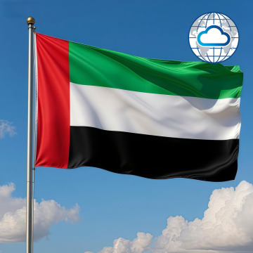 Standard United Arab Emirates (UAE) National Flag