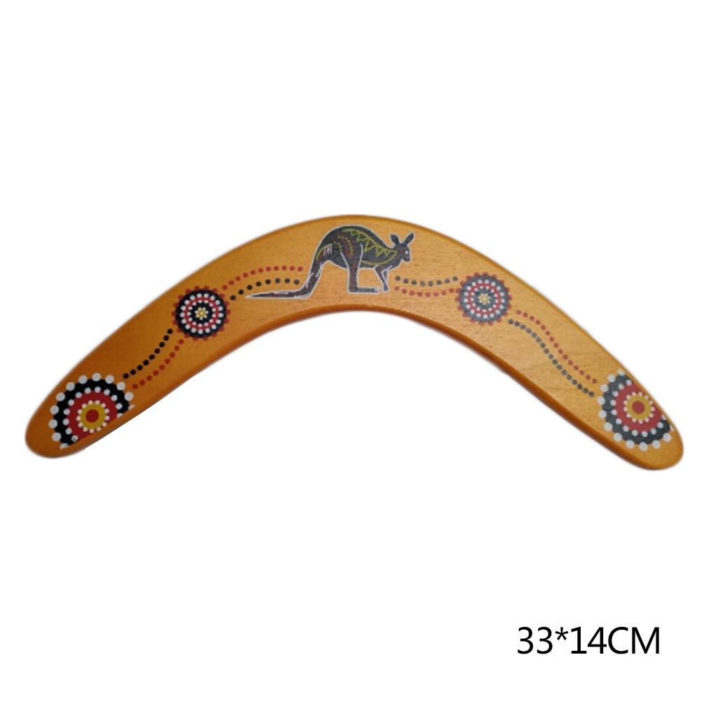 1 Piece Wooden Boomerang Classic V Shape Flying Disc Flying Saucer Toys Popular Child Outdoor Toys