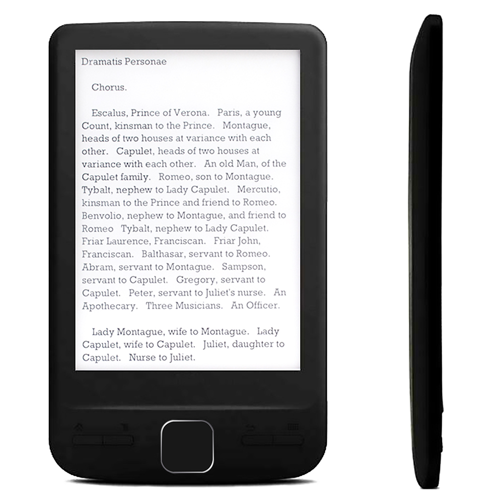 4.3 inch OED E-Ink Display Ebook Reader 800x600 Ereader Electronic Paper Book with Front Light PU Cover Employee Benefits video