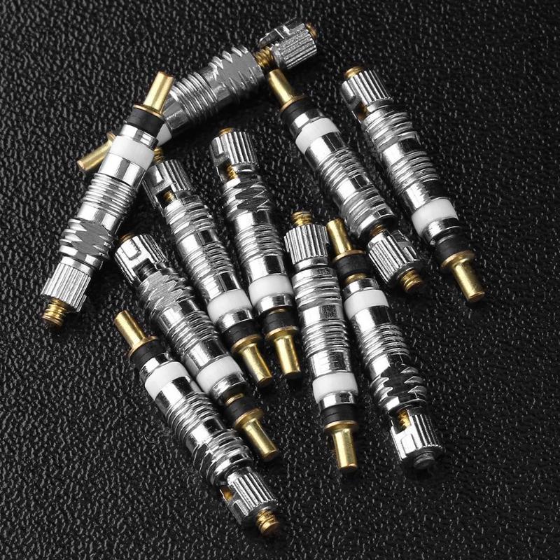 Practical 1pcs 2pcs 5pcs Silver Detachable Presta Valve Core Replacement for Bicycle MTB/Road Bike Valve and Removal Tools New