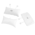 Anti-slip Bathtub Pillow Built-in PVC inflatable bag Spa Bath Bathtub Cushion Soft Headrest Suction Cup Bathtub Pillow Accessory