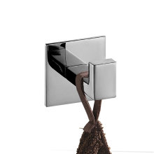 No Screw Need Modern 304 Stainless Steel Self Adhesive Bathroom Square Towel Hook Coat Hat Door Hook Hanger Bathroom Accessories