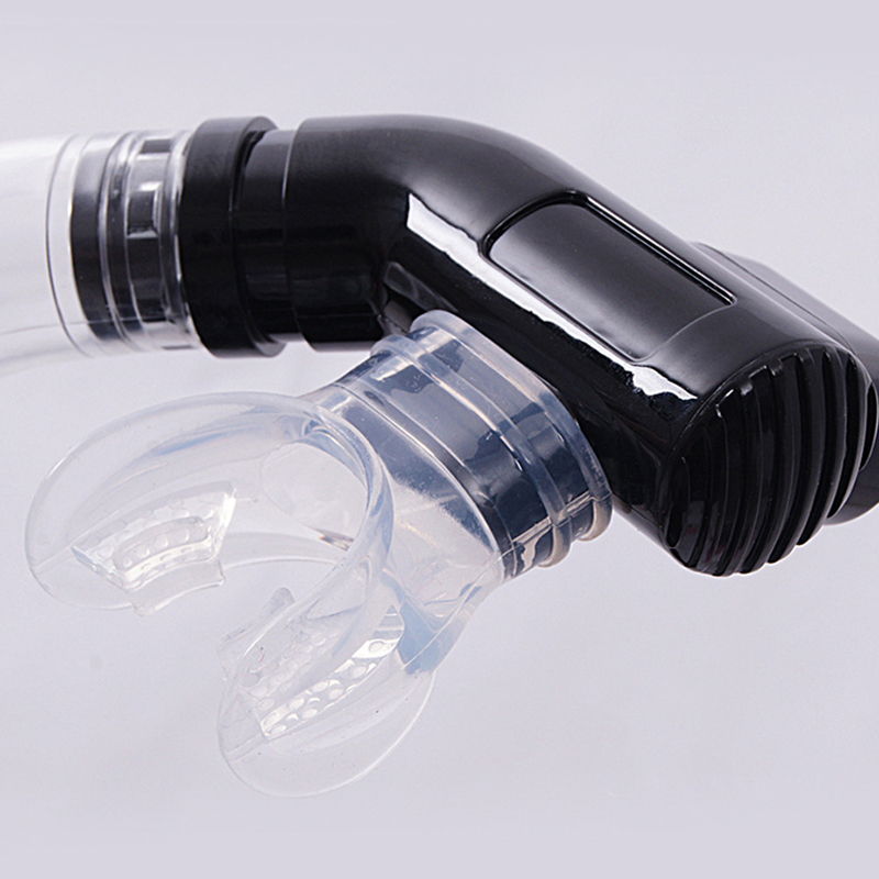 Dive Tube Snorkel Silicone Clear Underwater Diving Tube Snorkel Mouthpiece Regulator Outdoor Swimming Accessories