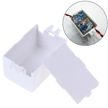 Waterproof Plastic Electronic Enclosure Project Box Connector White 37*26x22mm