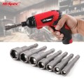 Hi-Spec 10pc Magnetic Power Nut Driver Drill Bit Set 65mm 6-19mm Hex Shank Socket Set Screwdriver Nut Driver Impact Drill Bits