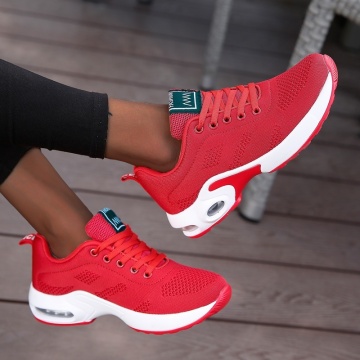 Fashion Air Cushion Women Sneakers Breathable Running Shoes Women Outdoor Fitness Sports Shoes Female Lace Up Casual Shoes